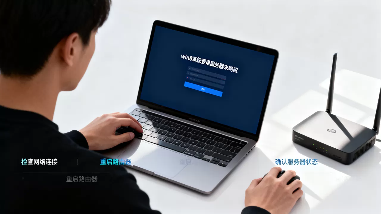 win8系统登录服务器未响应怎么办,是什么原因 win8系统登录服务器未响应怎么办,是什么原因
