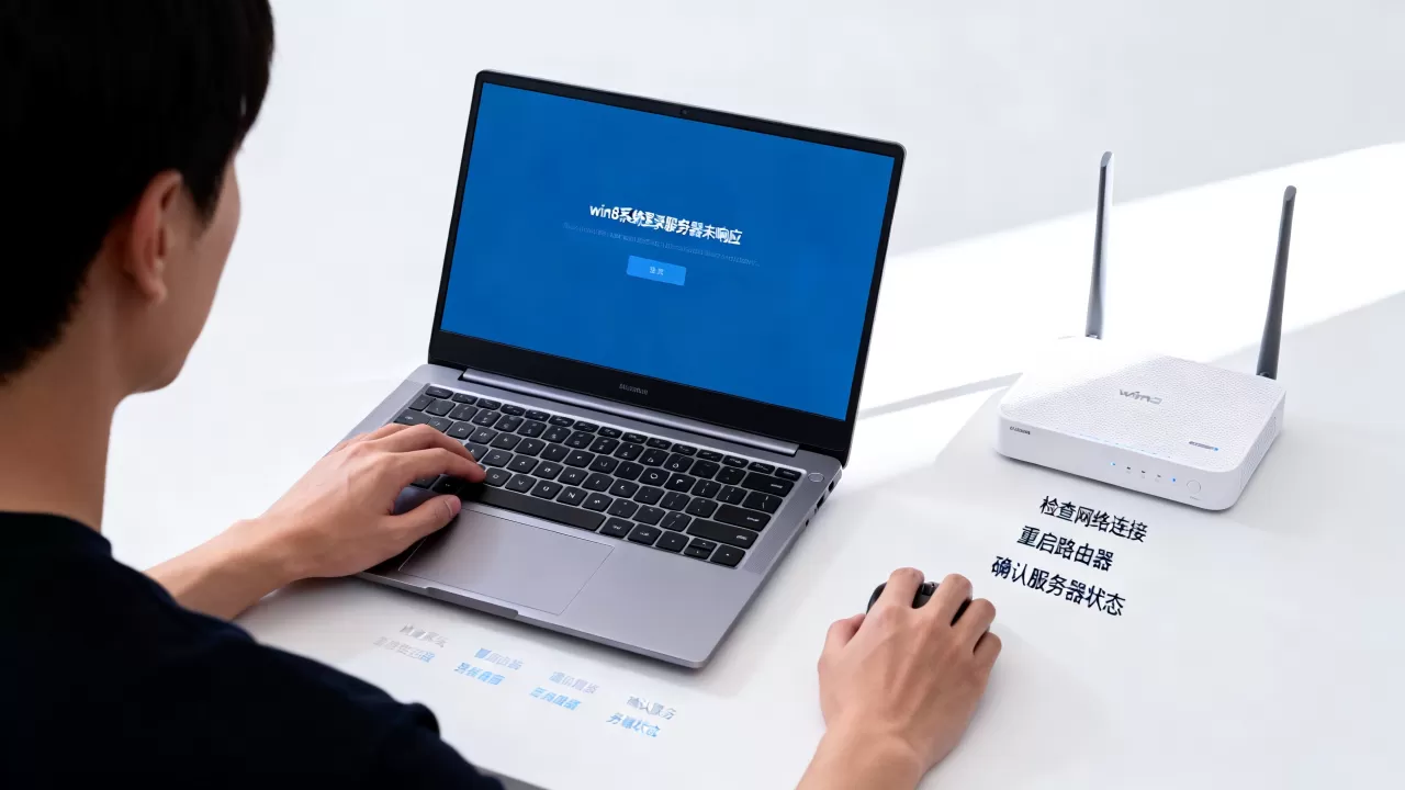 win8系统登录服务器未响应怎么办,是什么原因 win8系统登录服务器未响应怎么办,是什么原因