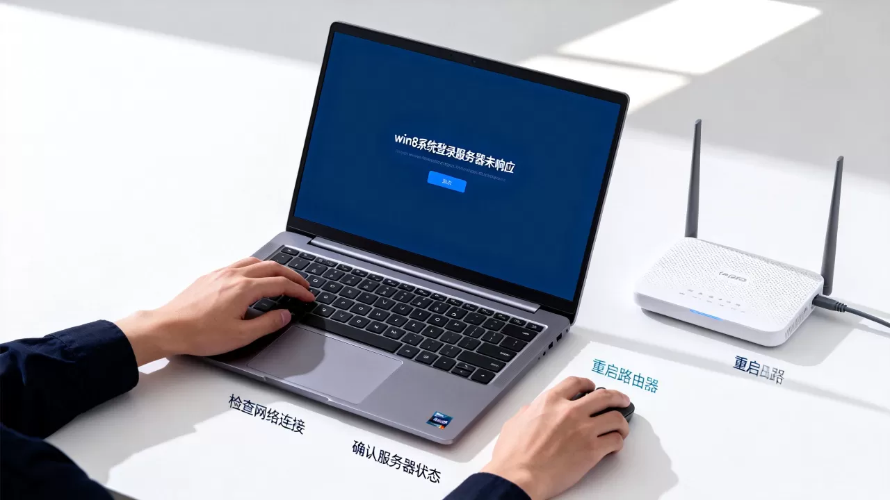 win8系统登录服务器未响应怎么办,是什么原因 win8系统登录服务器未响应怎么办,是什么原因