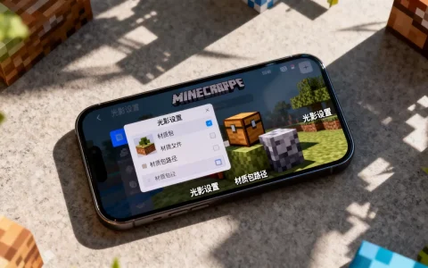 网易我的世界pe服务器怎么加光影，光影材质包怎么装？