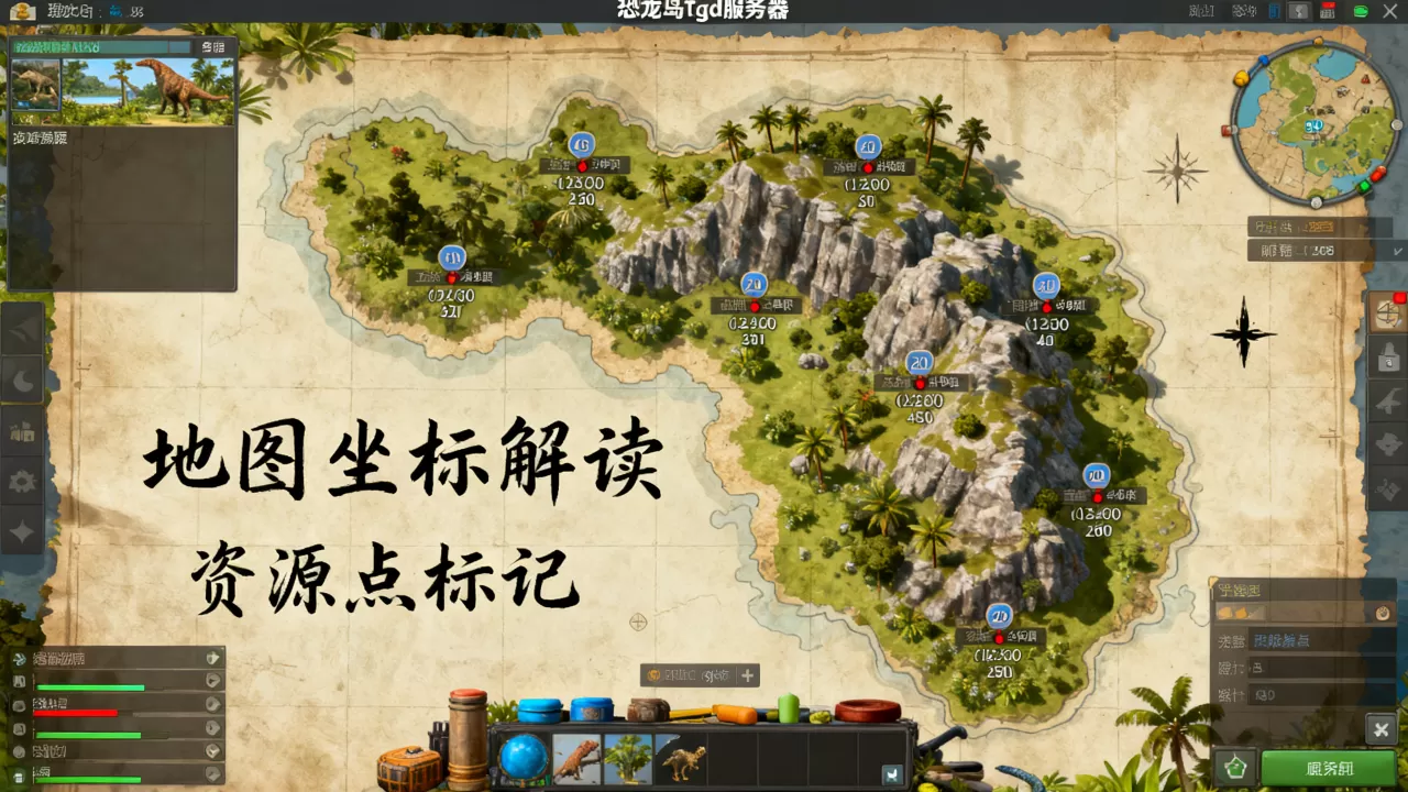 恐龙岛tgd服务器地图怎么看,有哪些技巧? 恐龙岛tgd服务器地图怎么看,有哪些技巧?