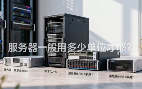 服务器一般用多少单位才够？，服务器单位怎么换算？