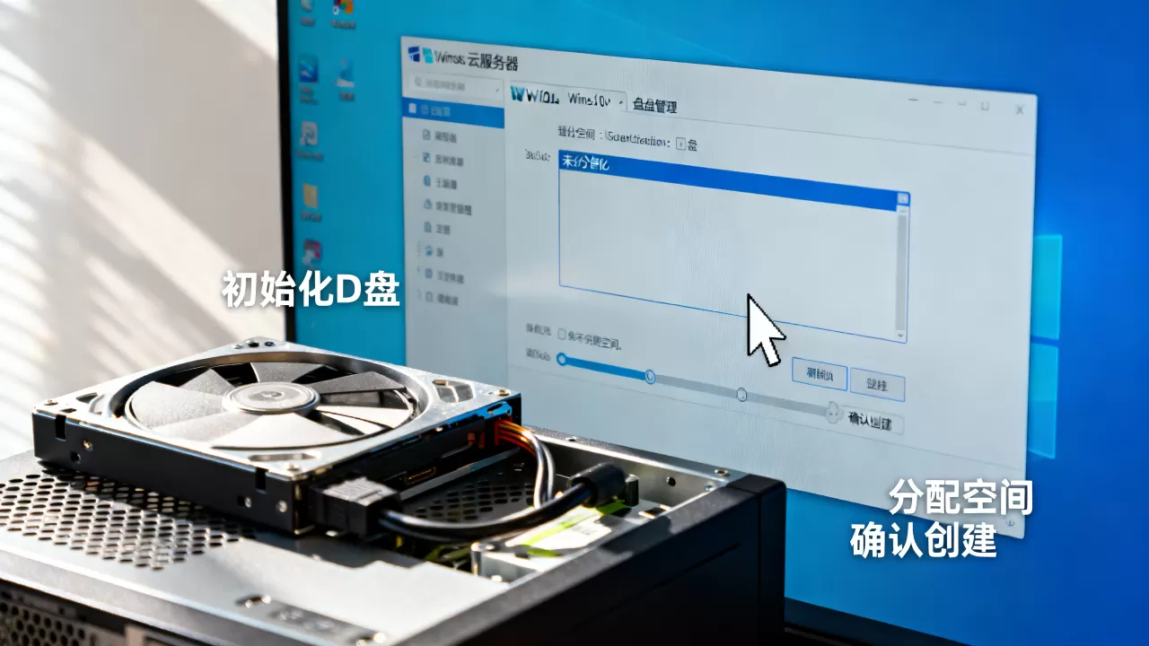 win10云服务器如何安装D盘,云服务器没有D盘怎么办? win10云服务器如何安装D盘,云服务器没有D盘怎么办?