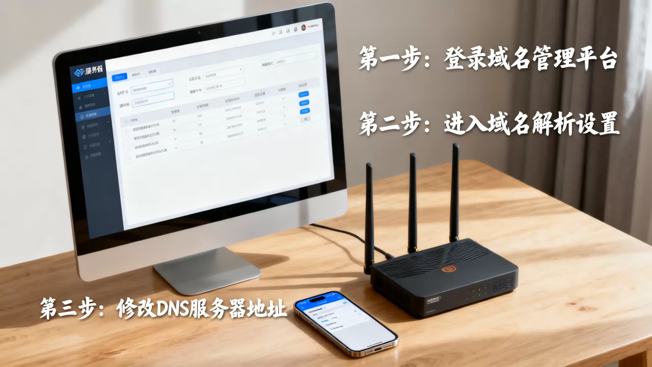 域名服务器怎么设置?新手入门教程步骤详解,域名解析在哪里修改? 域名服务器怎么设置?新手入门教程步骤详解,域名解析在哪里修改?