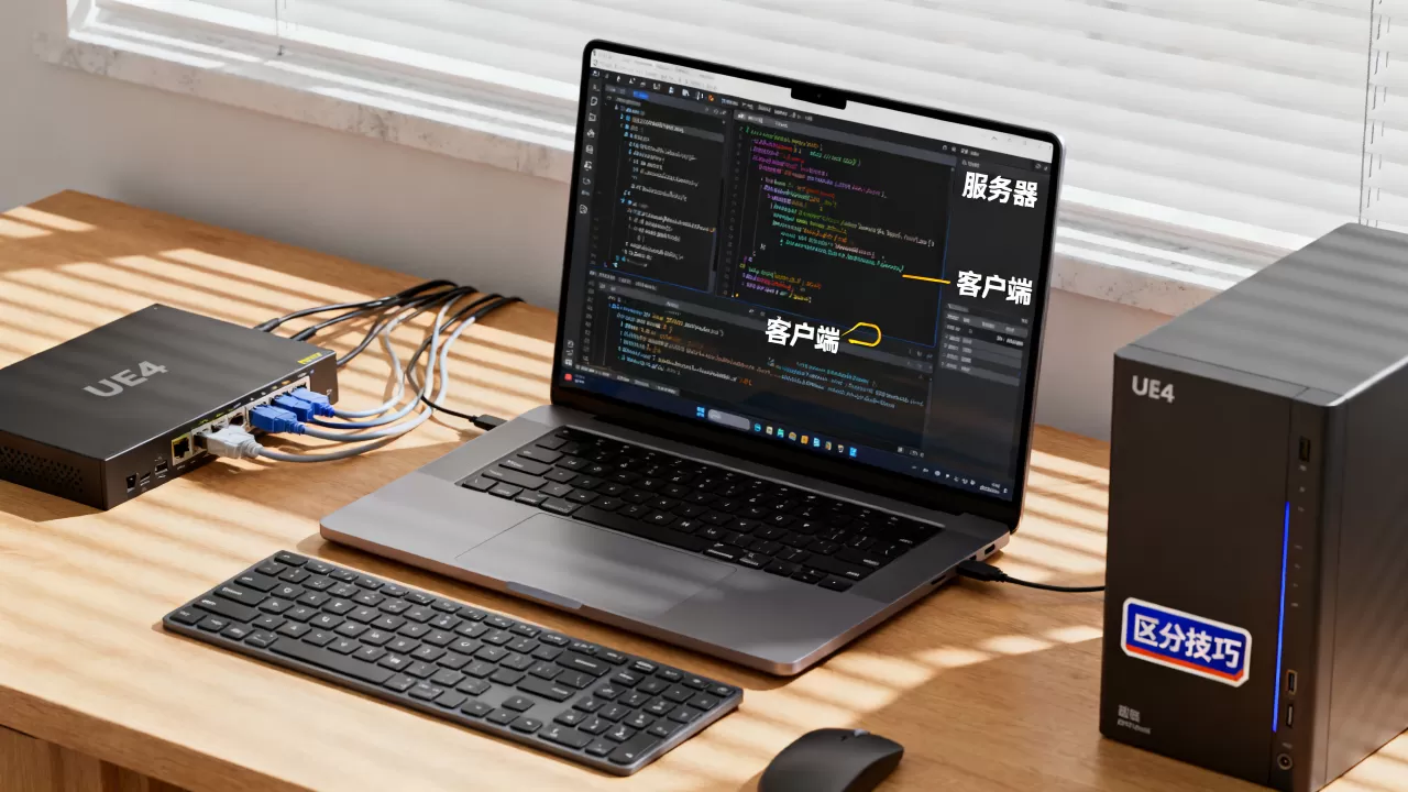 UE4中如何快速区分服务器和客户端,有哪些技巧? UE4中如何快速区分服务器和客户端,有哪些技巧?