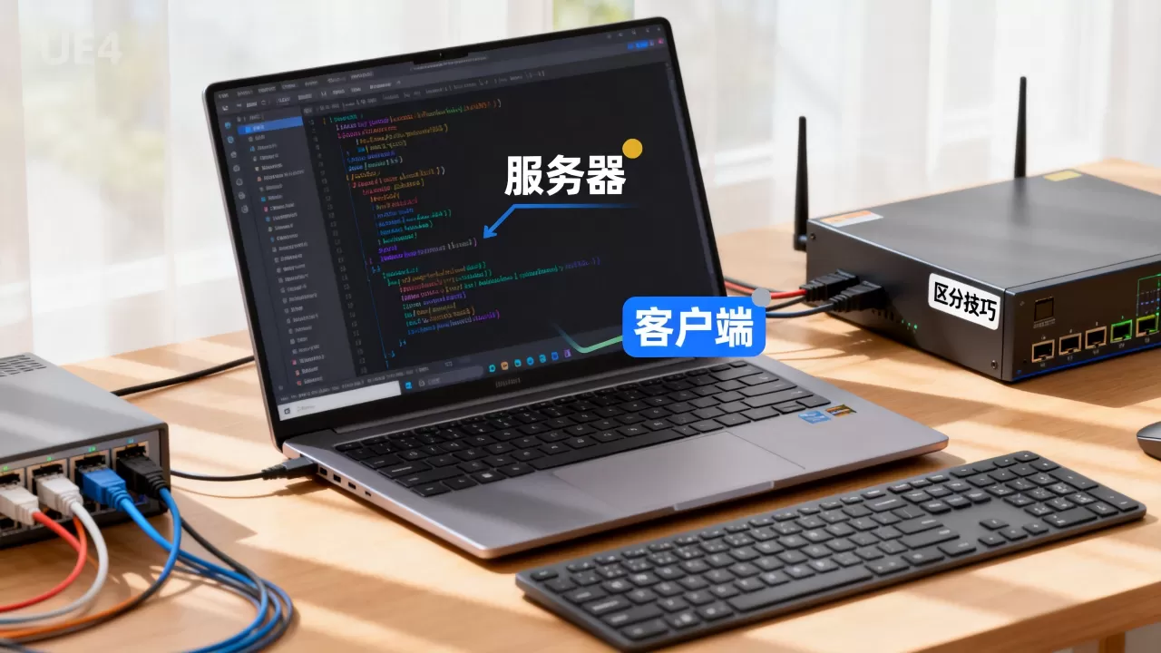 UE4中如何快速区分服务器和客户端,有哪些技巧? UE4中如何快速区分服务器和客户端,有哪些技巧?