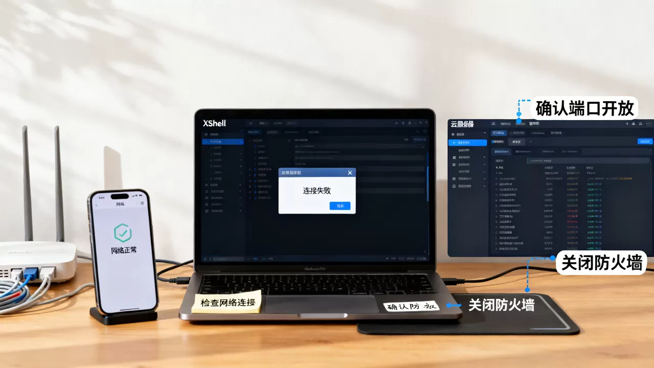 简米云Xshell连不上怎么办,云服务器连接失败怎么解决? 简米云Xshell连不上怎么办,云服务器连接失败怎么解决?