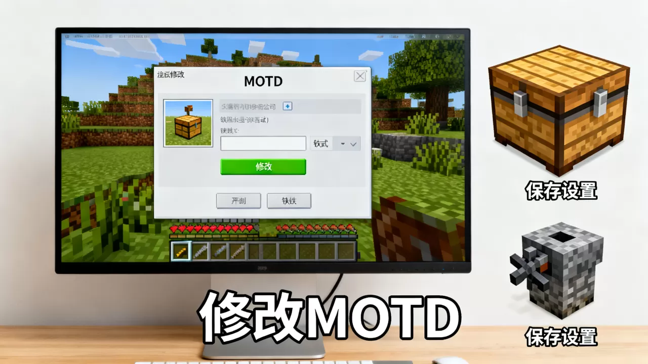 我的世界服务器MOTD怎么改,有没有详细教程? 我的世界服务器MOTD怎么改,有没有详细教程?