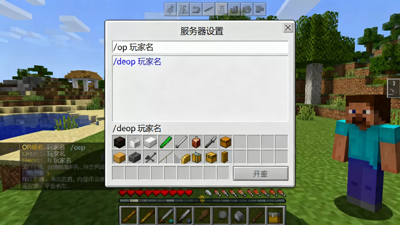 我的世界服务器怎么设置自己为OP?,服务器OP指令怎么用? 我的世界服务器怎么设置自己为OP?,服务器OP指令怎么用?