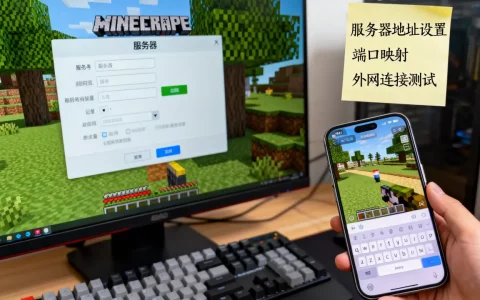 我的世界pe服务器地址怎么创建，外网联机教程？