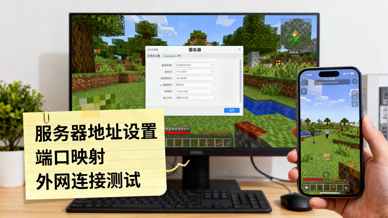我的世界pe服务器地址怎么创建,外网联机教程? 我的世界pe服务器地址怎么创建,外网联机教程?
