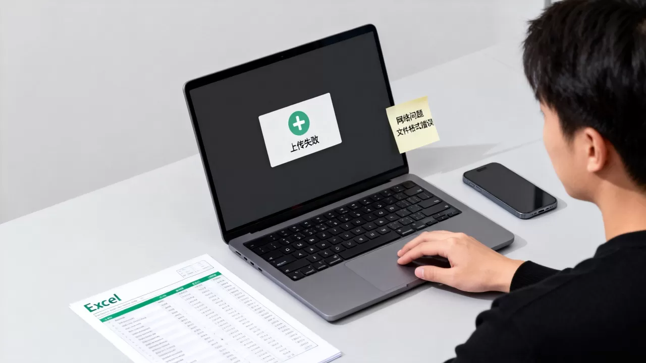 Excel上传服务器失败怎么解决,原因有哪些? Excel上传服务器失败怎么解决,原因有哪些?