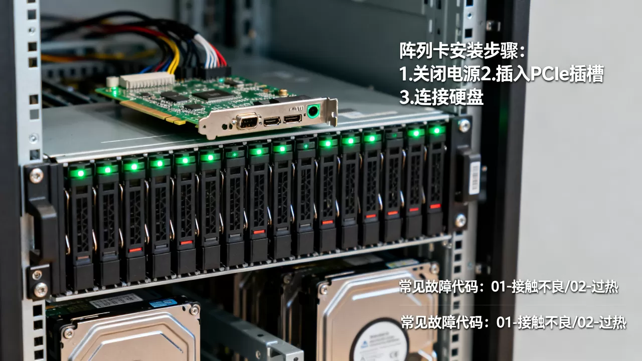 r4900服务器阵列卡怎么用才对,有哪些常见故障? r4900服务器阵列卡怎么用才对,有哪些常见故障?