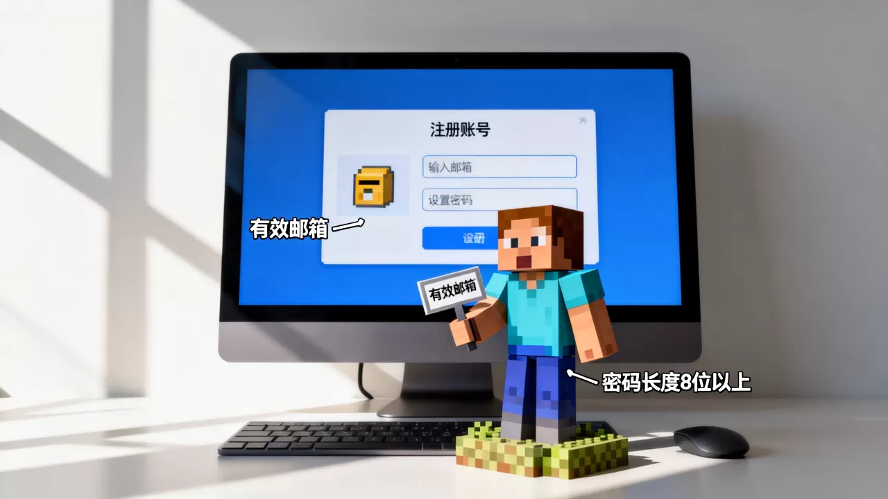 我的世界AC服务器怎样注册账号,需要什么条件? 我的世界AC服务器怎样注册账号,需要什么条件?