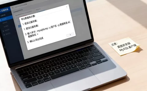 云服务器如何导出数据库，具体步骤和命令是什么？