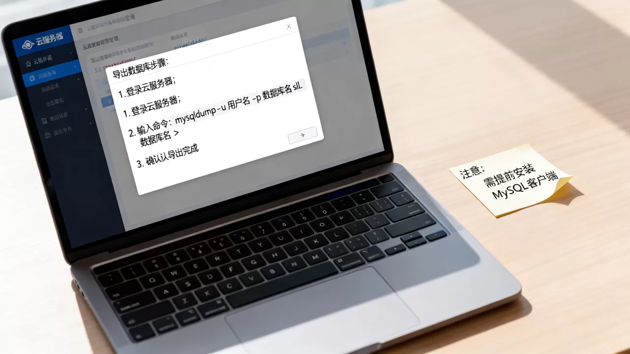 云服务器如何导出数据库,具体步骤和命令是什么? 云服务器如何导出数据库,具体步骤和命令是什么?