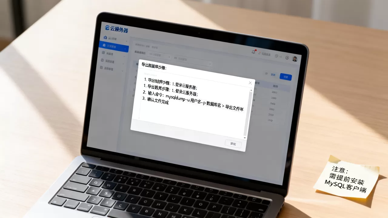 云服务器如何导出数据库,具体步骤和命令是什么? 云服务器如何导出数据库,具体步骤和命令是什么?