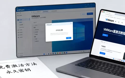 VMware虚拟机过期了怎么办？免费重激活方法有哪些？VMware永久激活密钥