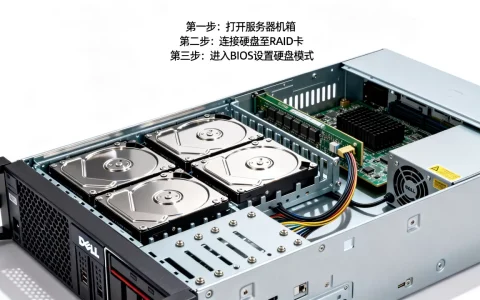 戴尔服务器怎么配置硬盘模式和RAID，详细步骤教程
