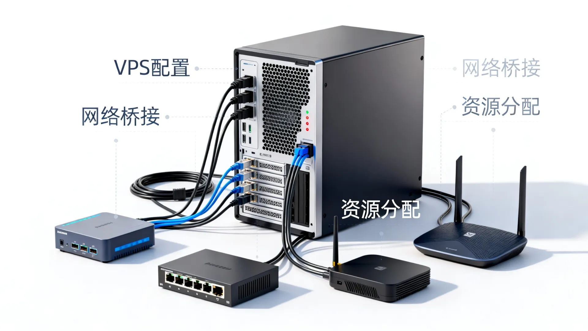 一台服务器怎么搭建多个VPS，如何在一台服务器开多个VPS