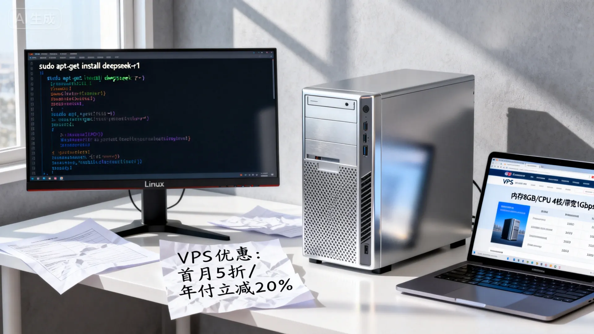 DeepSeek-R1私有化部署教程 | Linux服务器搭建AI大语言模型 - VPS评测 - 国外VPS,国外VPS商家,评测及优惠 DeepSeek-R1私有化部署教程 | Linux服务器搭建AI大语言模型 - VPS评测 - 国外VPS,国外VPS商家,评测及优惠