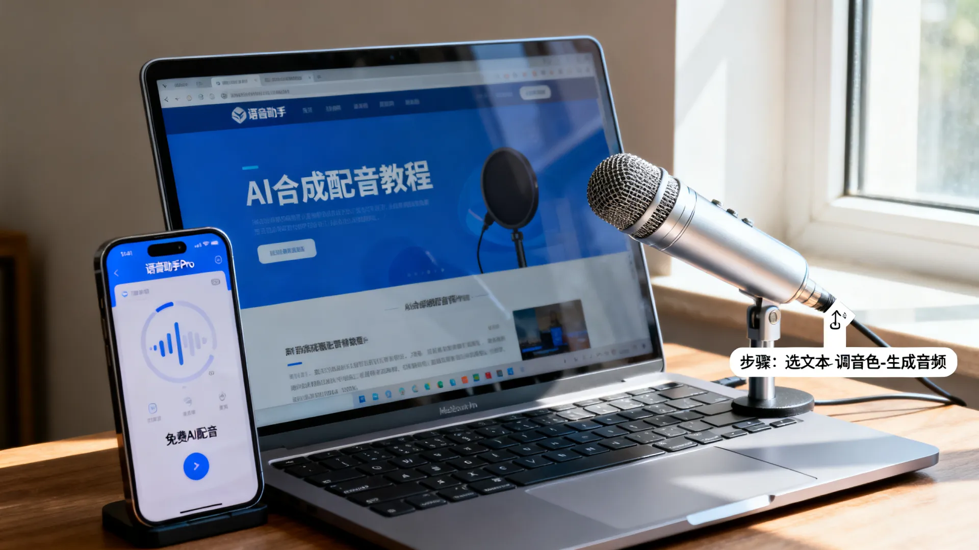 AI合成配音怎么弄？免费AI配音软件哪个好用？