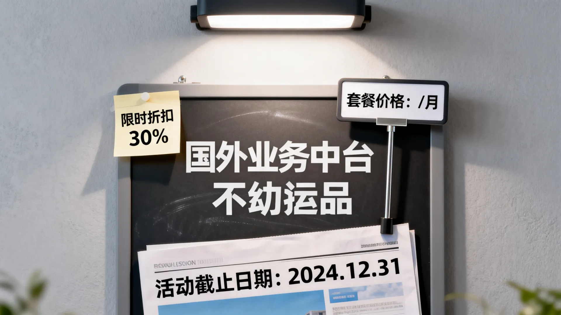 国外业务中台促销 国外业务中台促销
