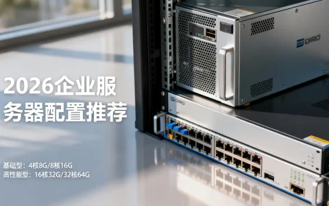 服务器租用价格多少?2026年企业服务器配置推荐