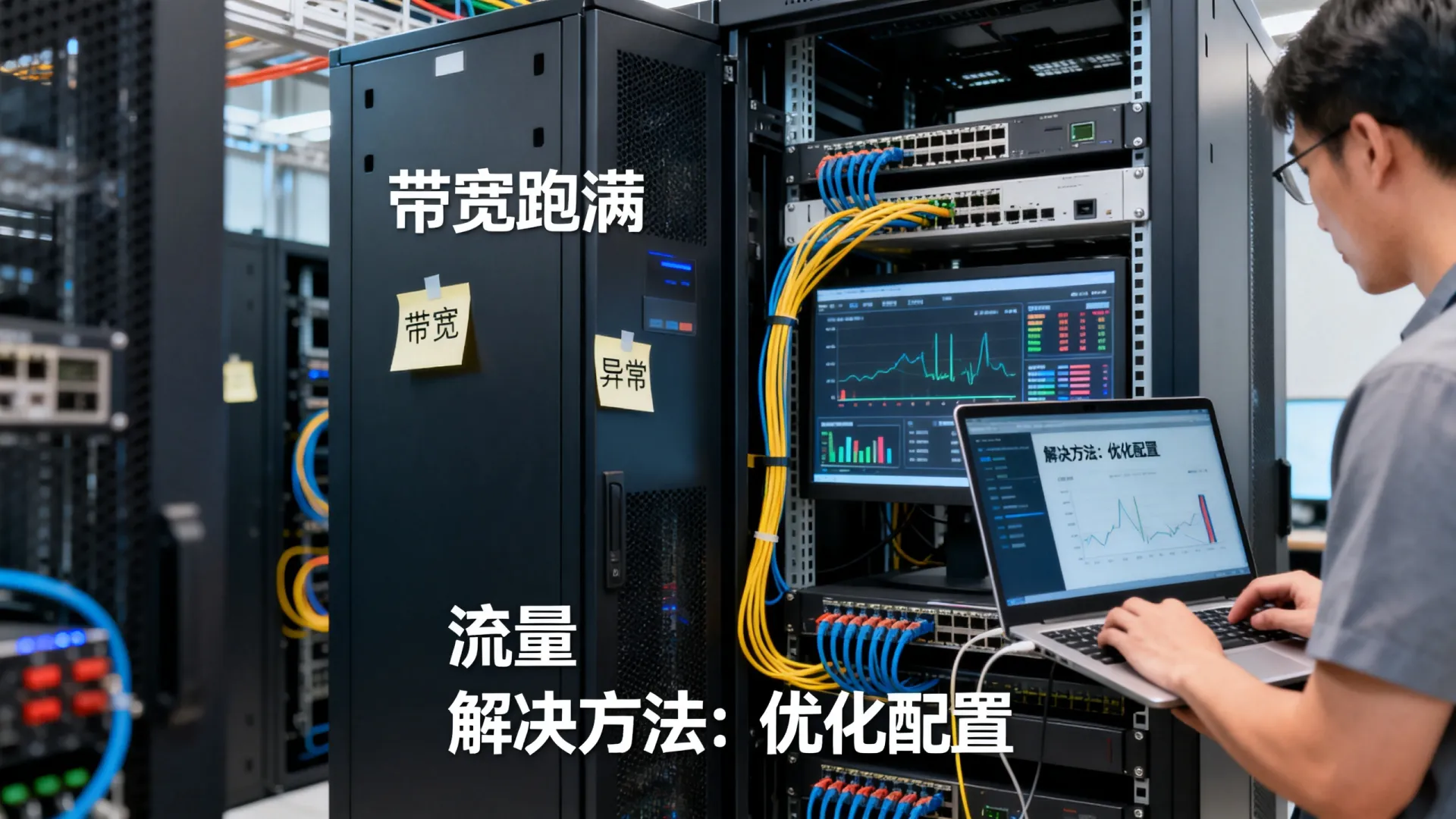 服务器带宽跑满了怎么办