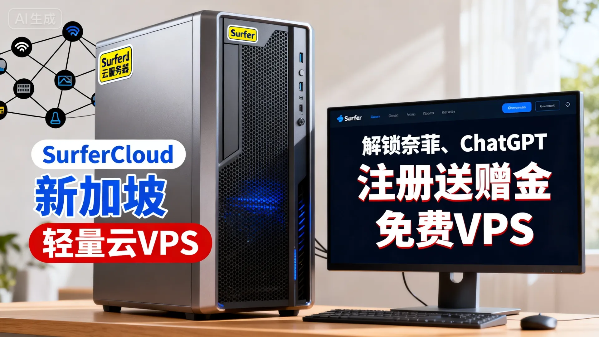 SurferCloud怎么样?SurferCloud新加坡轻量云VPS测评分享,解锁奈菲、chatgpt等流媒体;注册送赠金购买免费VPS - VPS评测 - 国外VPS,国外VPS商家,评测及优惠 SurferCloud怎么样?SurferCloud新加坡轻量云VPS测评分享,解锁奈菲、chatgpt等流媒体;注册送赠金购买免费VPS - VPS评测 - 国外VPS,国外VPS商家,评测及优惠
