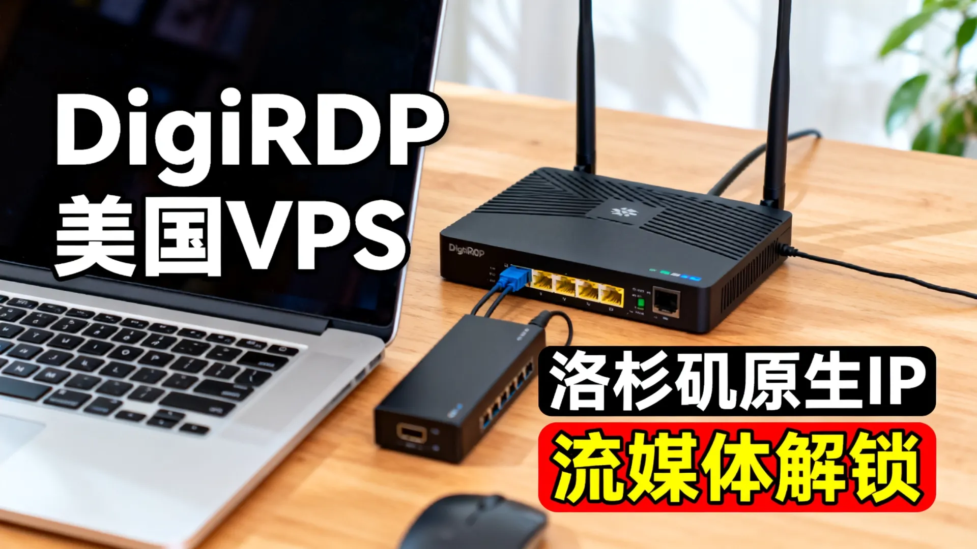 DigiRDP美国VPS怎么样？洛杉矶原生IP解锁流媒体好用吗？