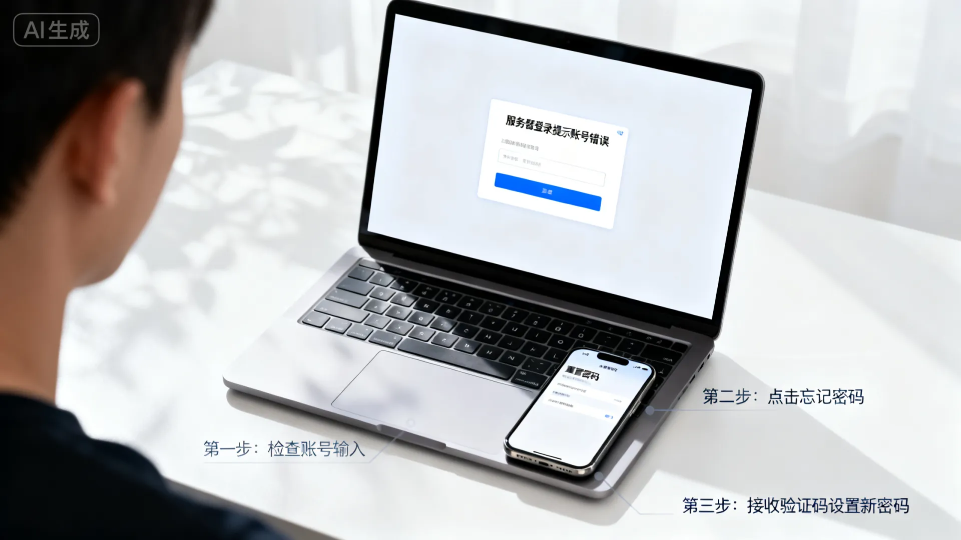 服务器登录提示账号错误?3步解决密码失效问题 服务器登录提示账号错误?3步解决密码失效问题