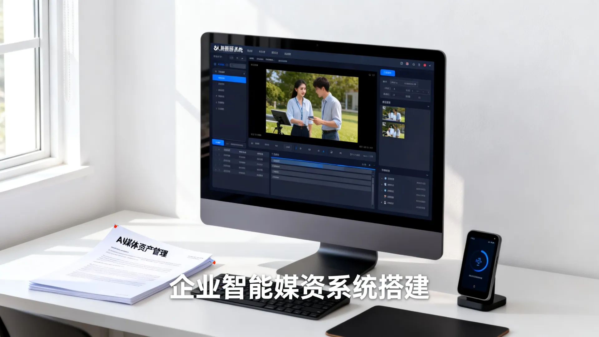 AI媒体资产管理是什么，企业如何搭建智能媒资系统？