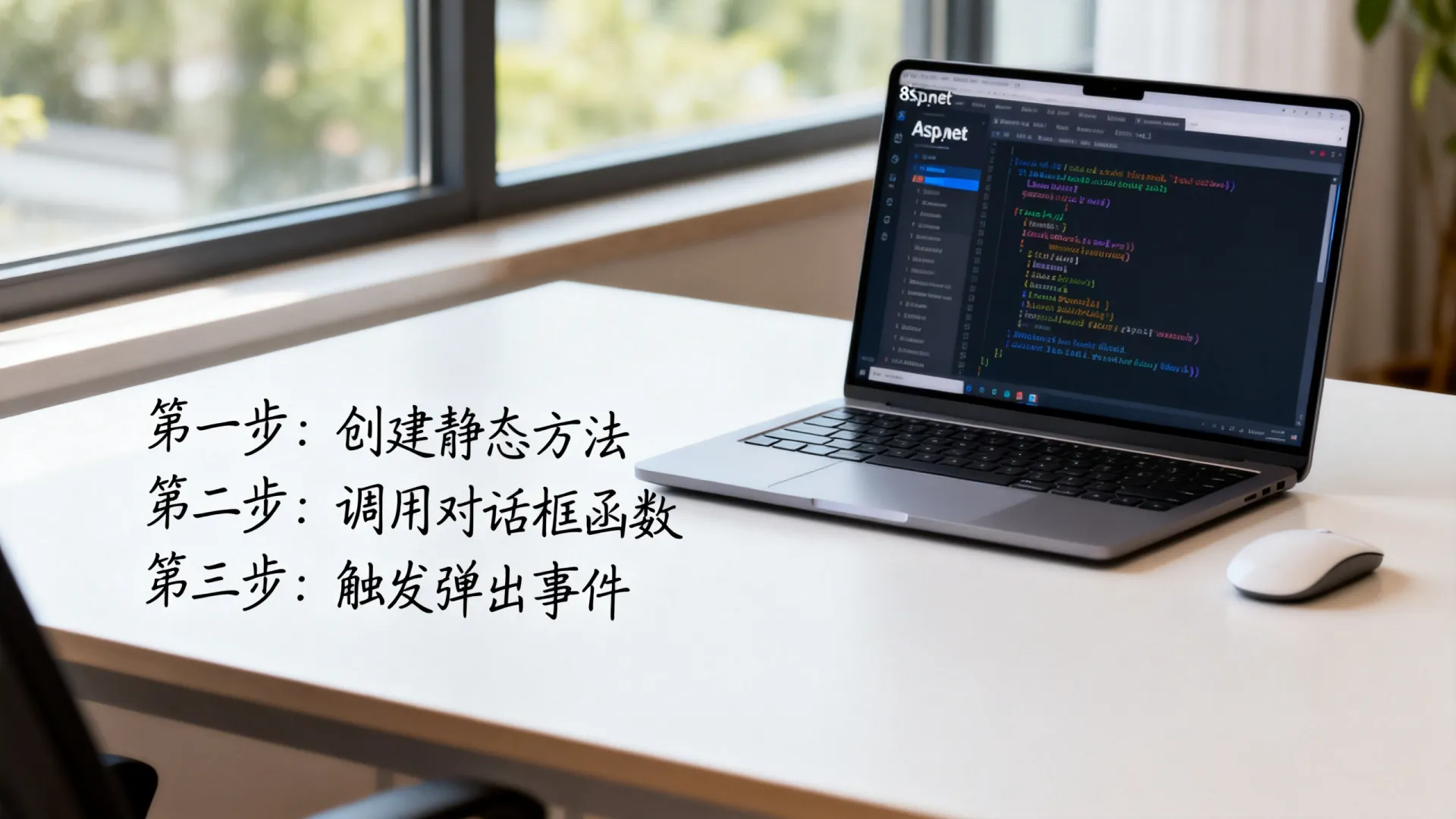 aspnet静态方法弹出对话框实现思路 aspnet静态方法弹出对话框实现思路