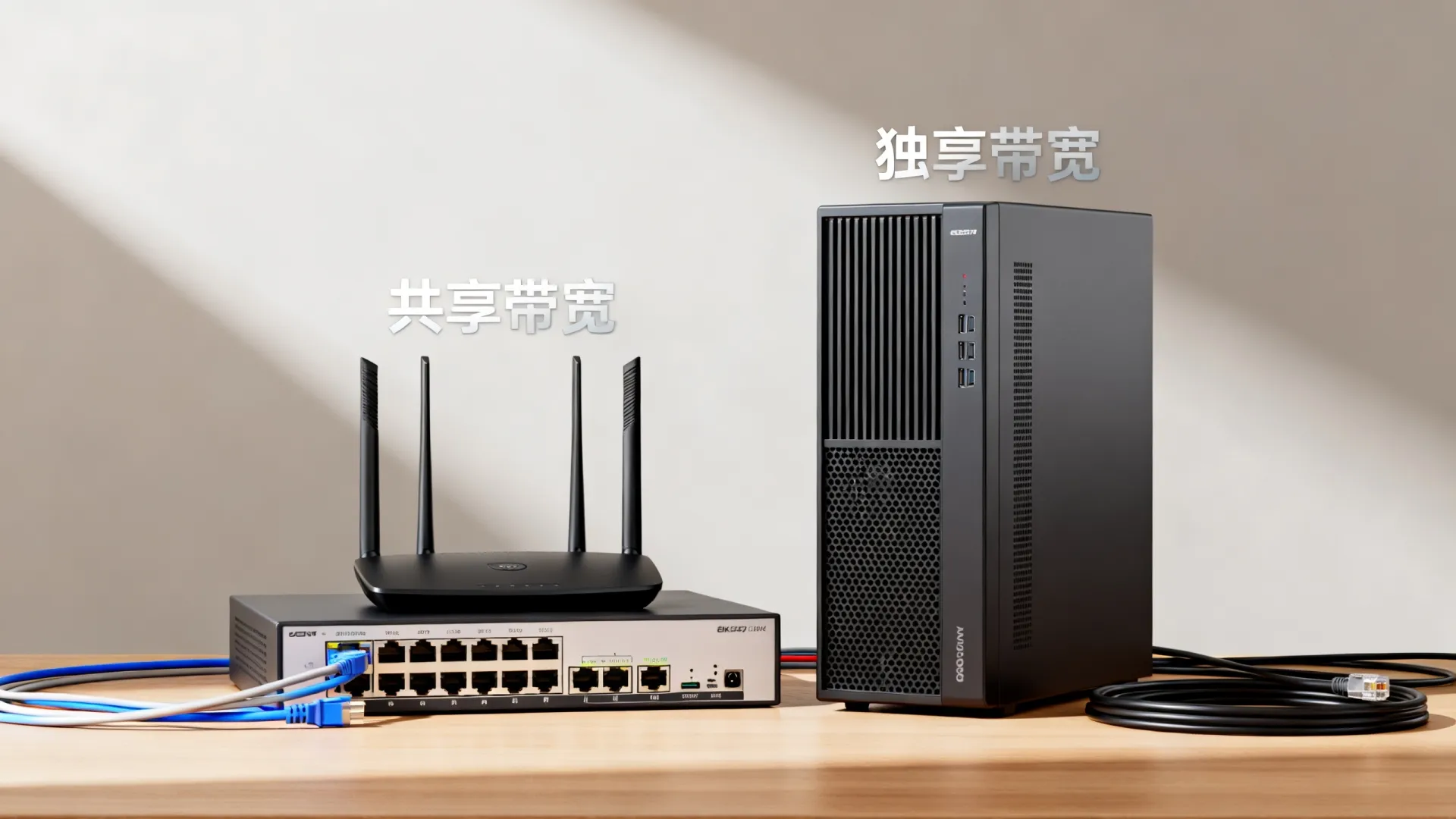 共享带宽和独享带宽哪个好？独享带宽和共享带宽的区别是什么