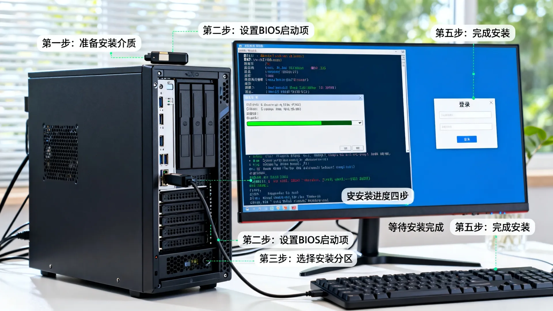 服务器操作系统怎么安装 服务器操作系统怎么安装