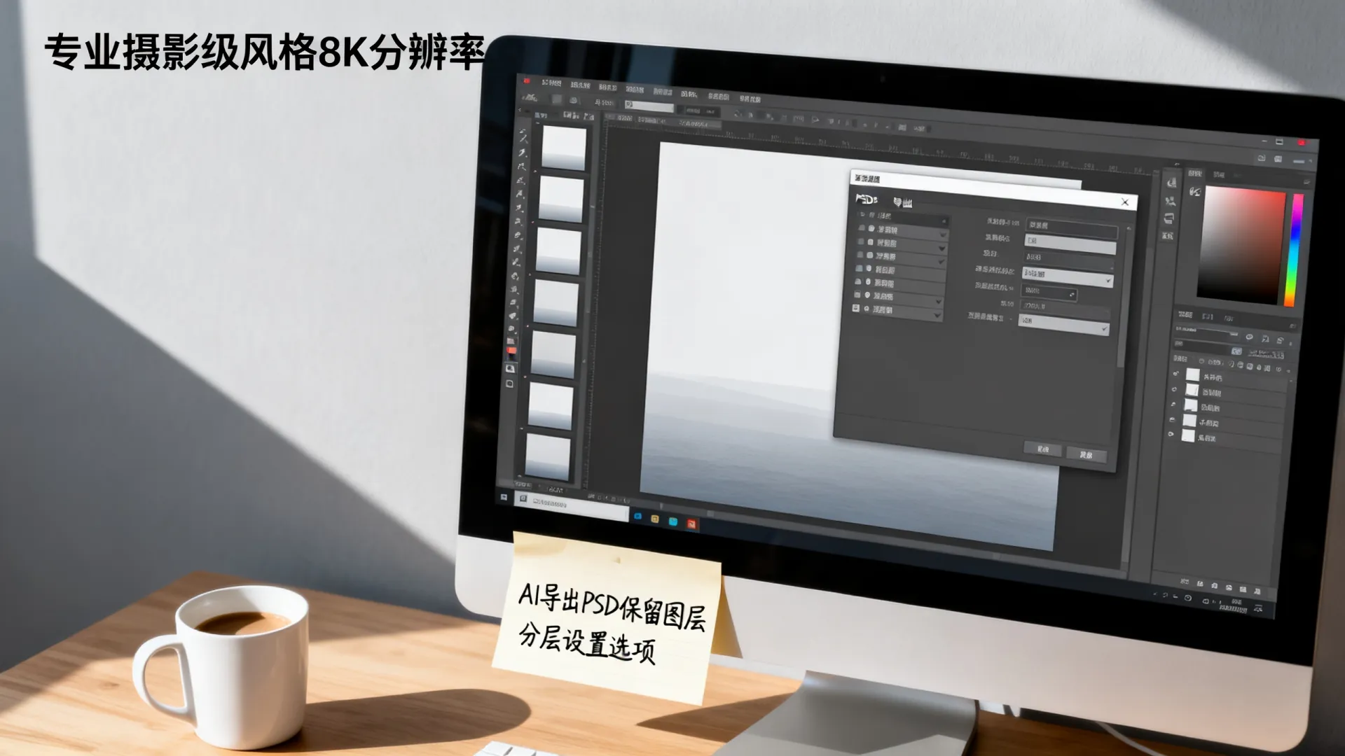 AI怎么存为PSD分层，AI导出PSD怎么保留图层？