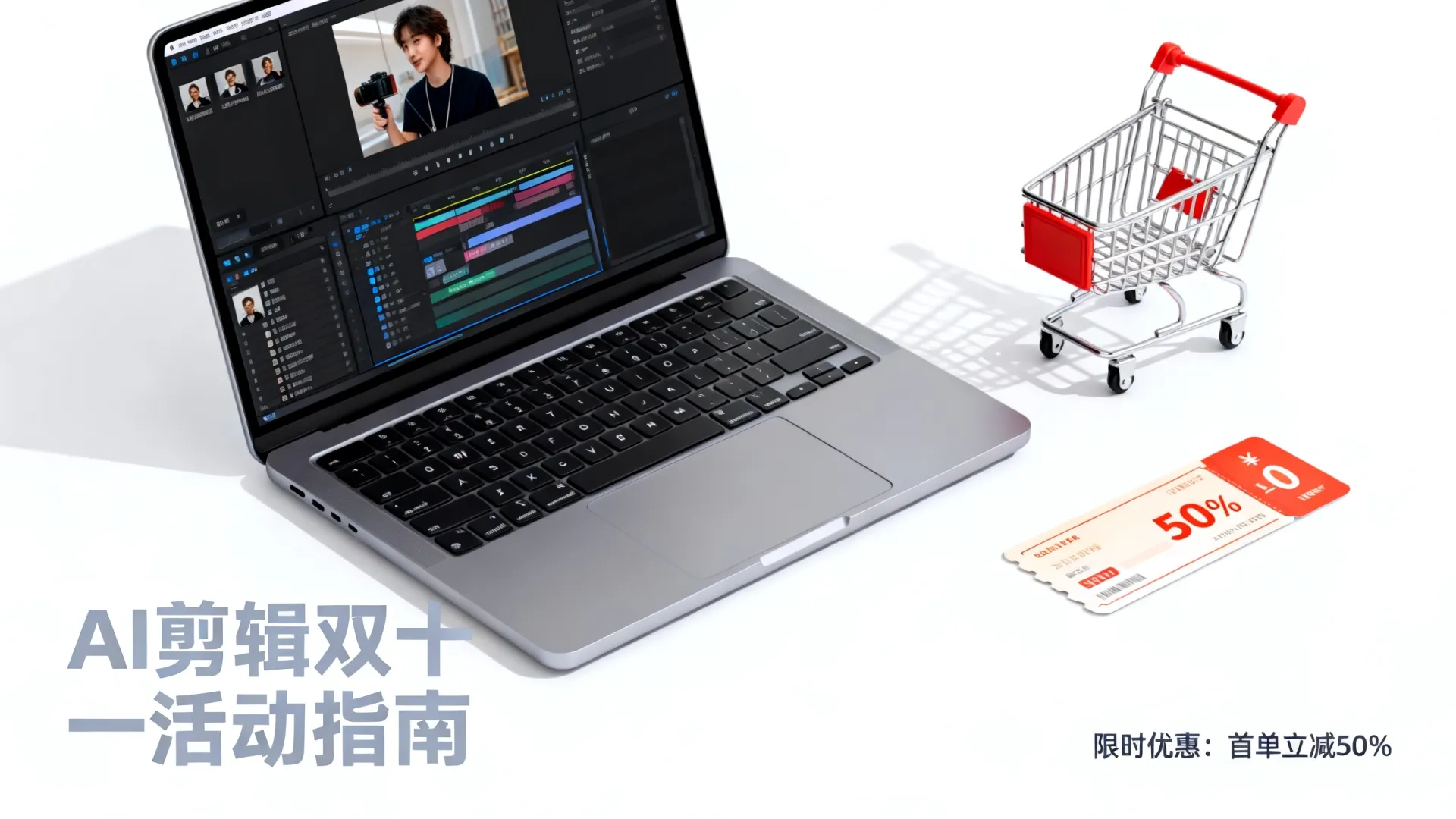 AI剪辑双十一活动怎么参加？双十一AI剪辑优惠活动有哪些？