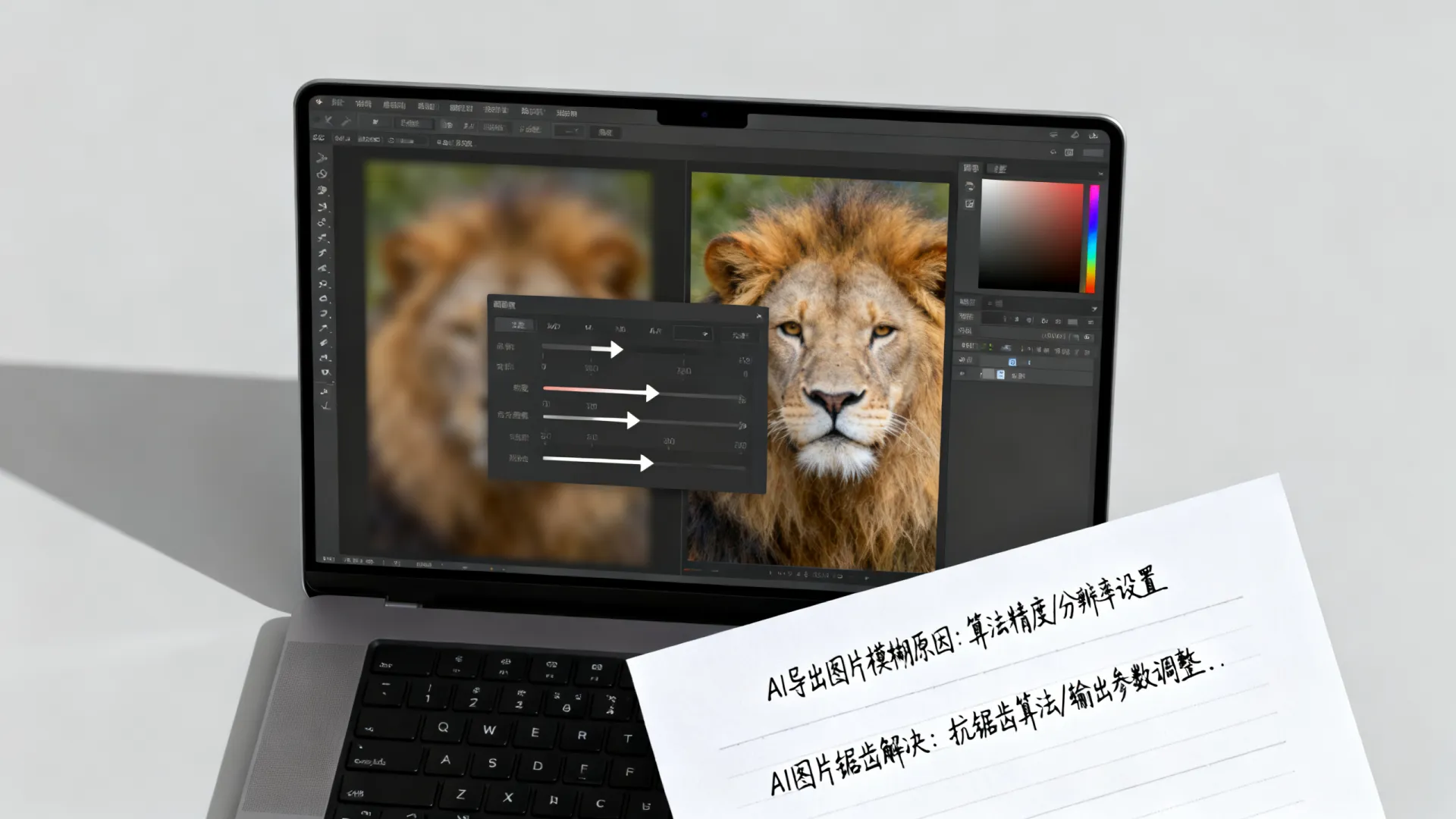 AI导出图片模糊是什么原因，AI图片锯齿怎么解决
