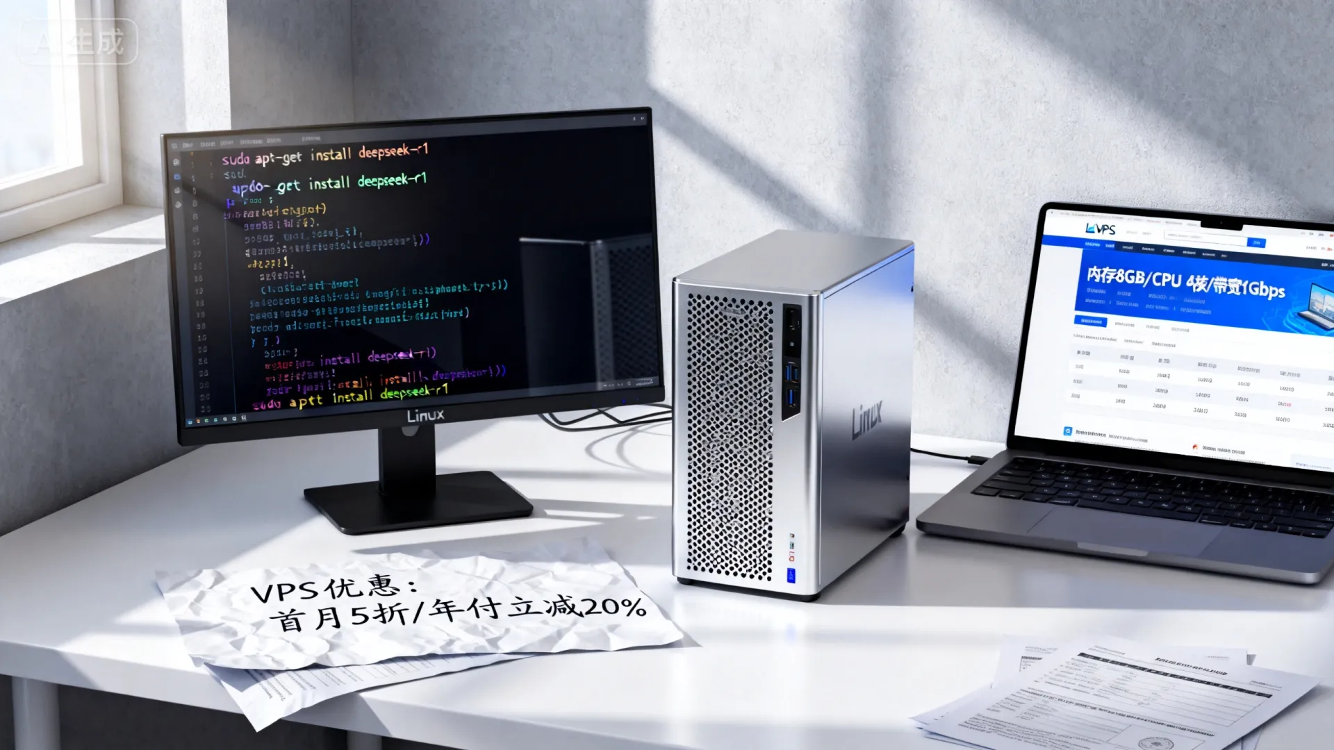 DeepSeek-R1私有化部署教程 | Linux服务器搭建AI大语言模型 - VPS评测 - 国外VPS,国外VPS商家,评测及优惠 DeepSeek-R1私有化部署教程 | Linux服务器搭建AI大语言模型 - VPS评测 - 国外VPS,国外VPS商家,评测及优惠