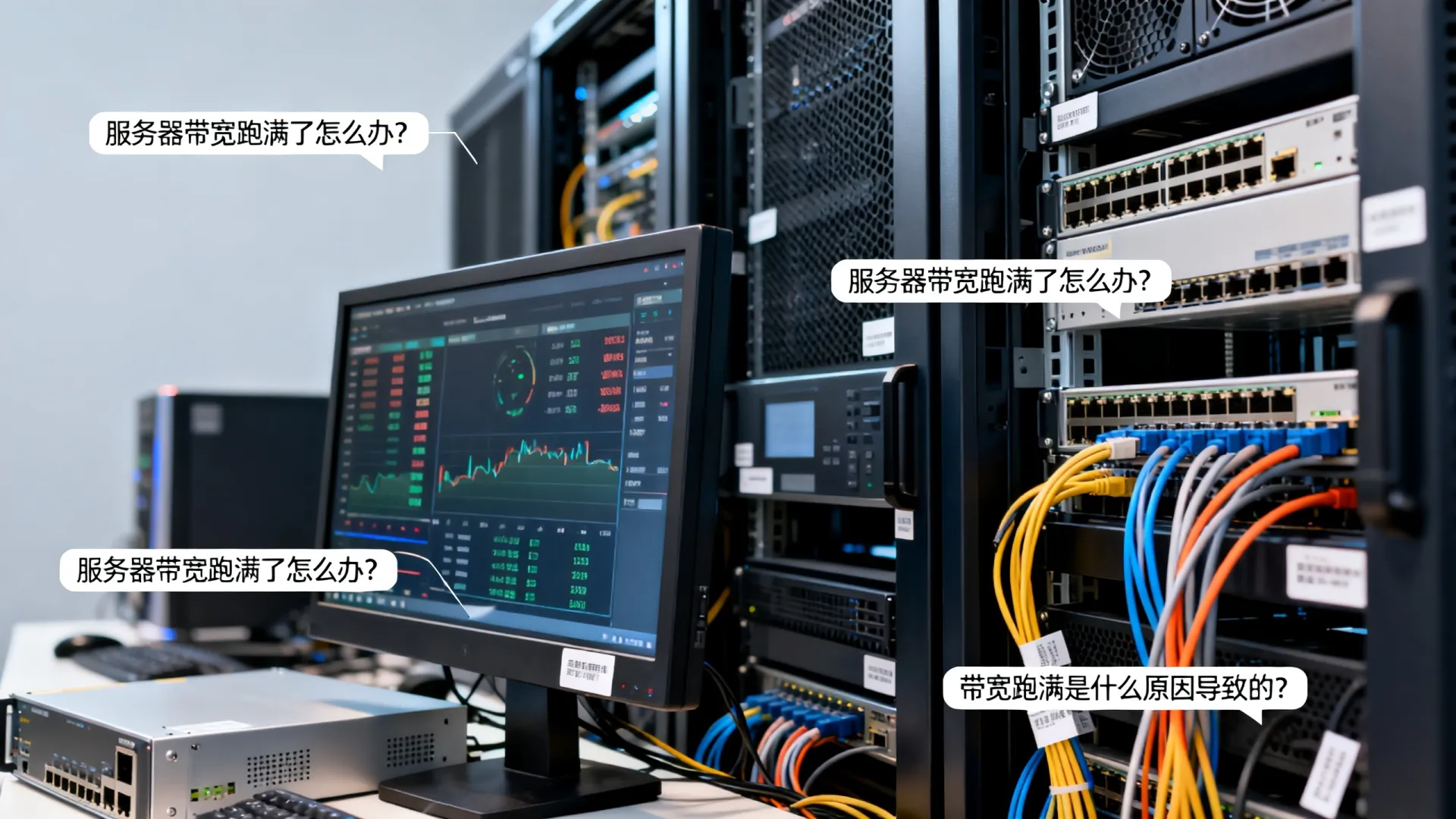 服务器带宽跑满了怎么办