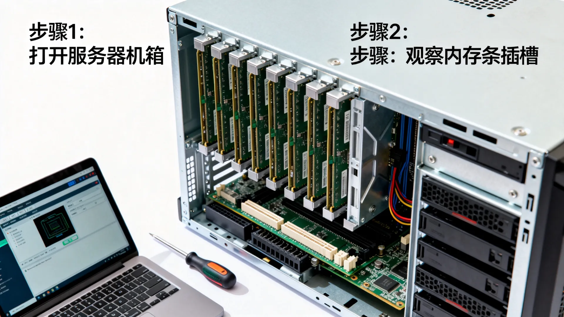 怎么查服务器内存条数量?服务器内存配置检测方法 怎么查服务器内存条数量