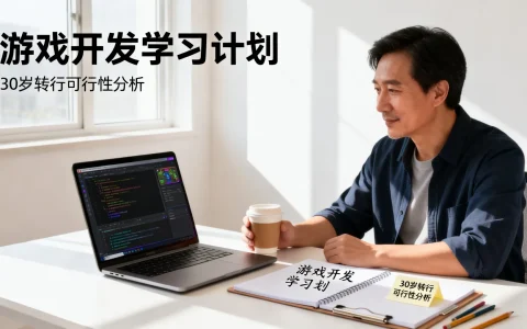 30岁转行游戏开发晚不晚?大龄程序员必看职业规划