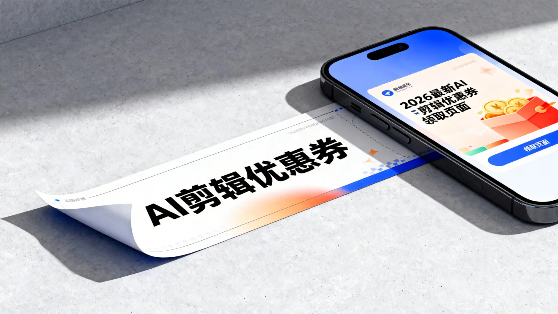 AI剪辑优惠卷