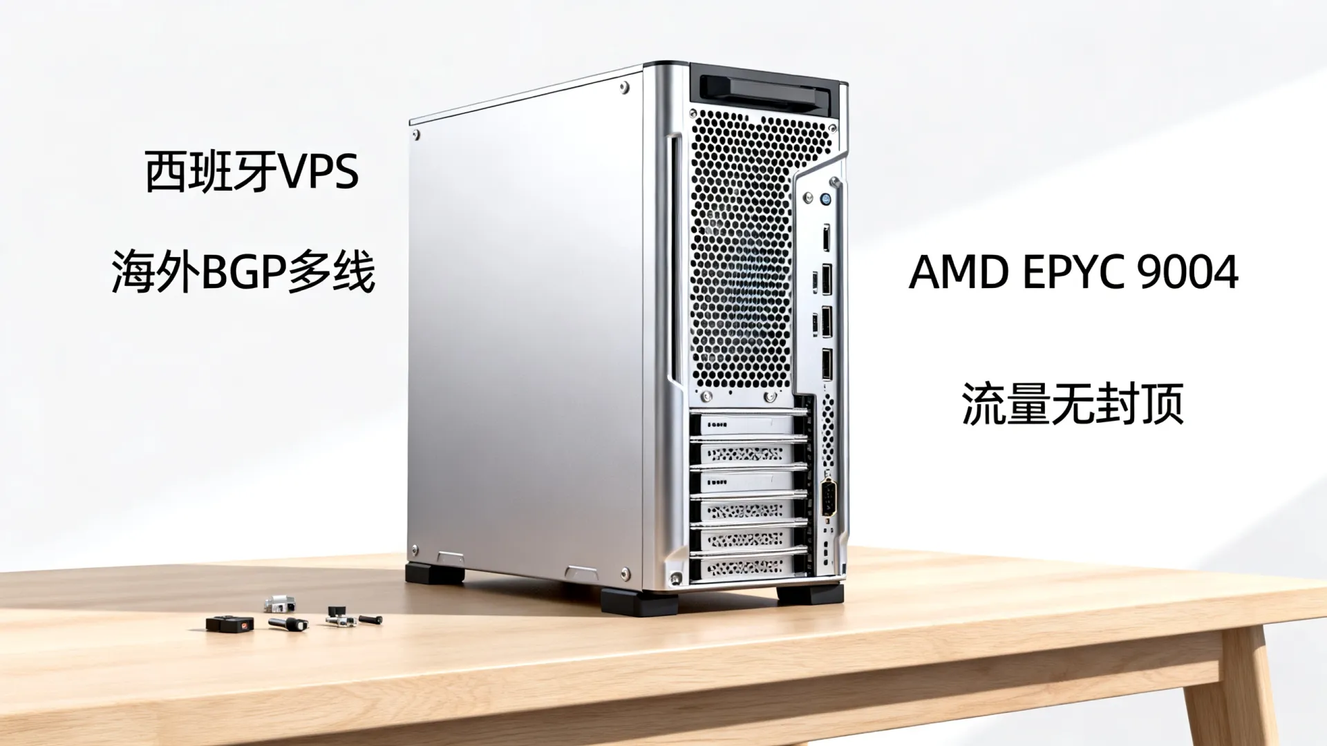 西班牙VPS怎么样？海外BGP多线AMD EPYC 9004流量无封顶