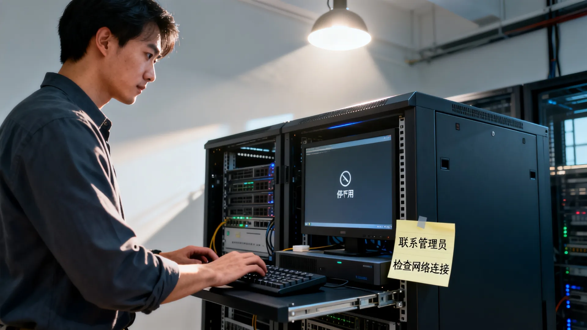 服务器显示停用咨询管理员怎么办，服务器显示停用怎么解决？