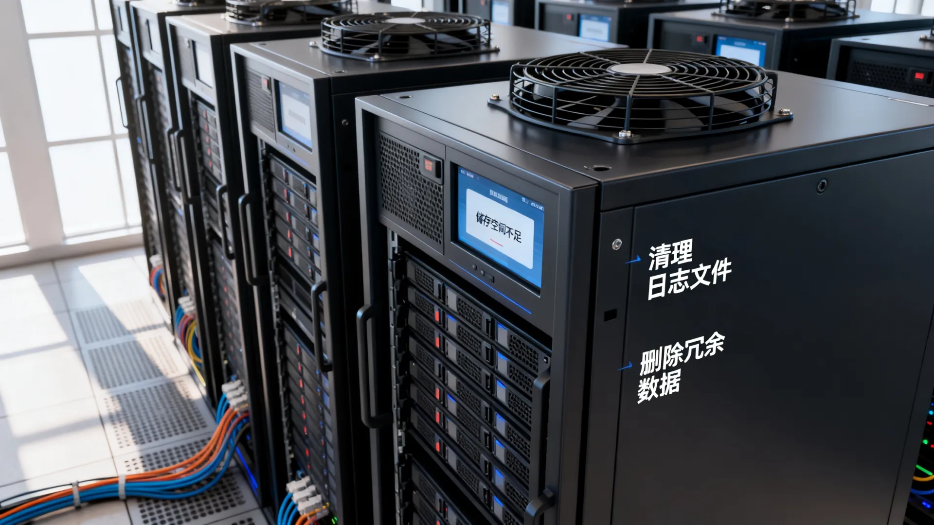 服务器显示储存空间不足怎么解决，服务器磁盘满了怎么清理？