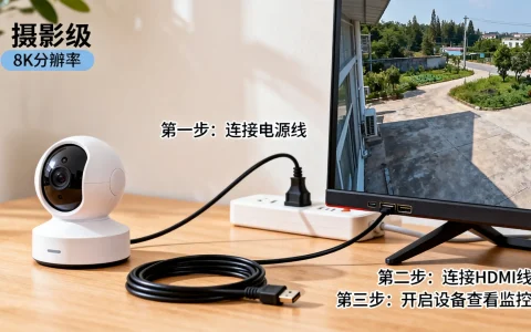 监控摄像头怎么连接显示屏看监控,监控摄像头连接显示屏方法