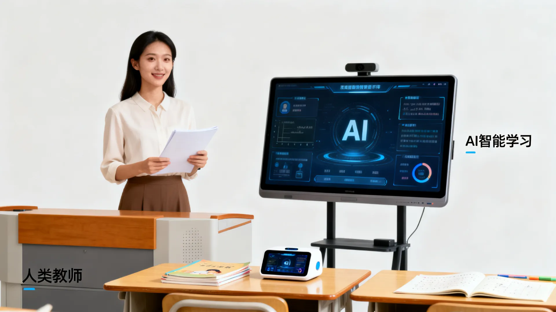 AI智能学习会取代人类教师吗?人工智能教育趋势深度解析 AI智能学习会取代人类教师吗