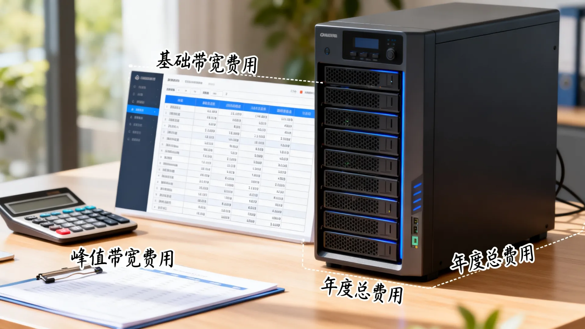服务器带宽费用明细